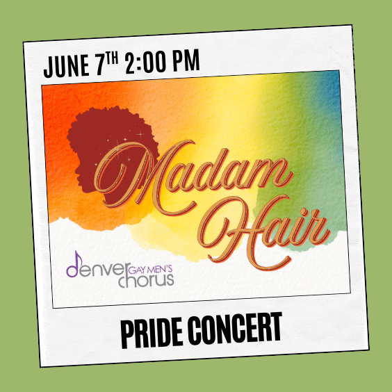 "Madam Hair" Concert poster