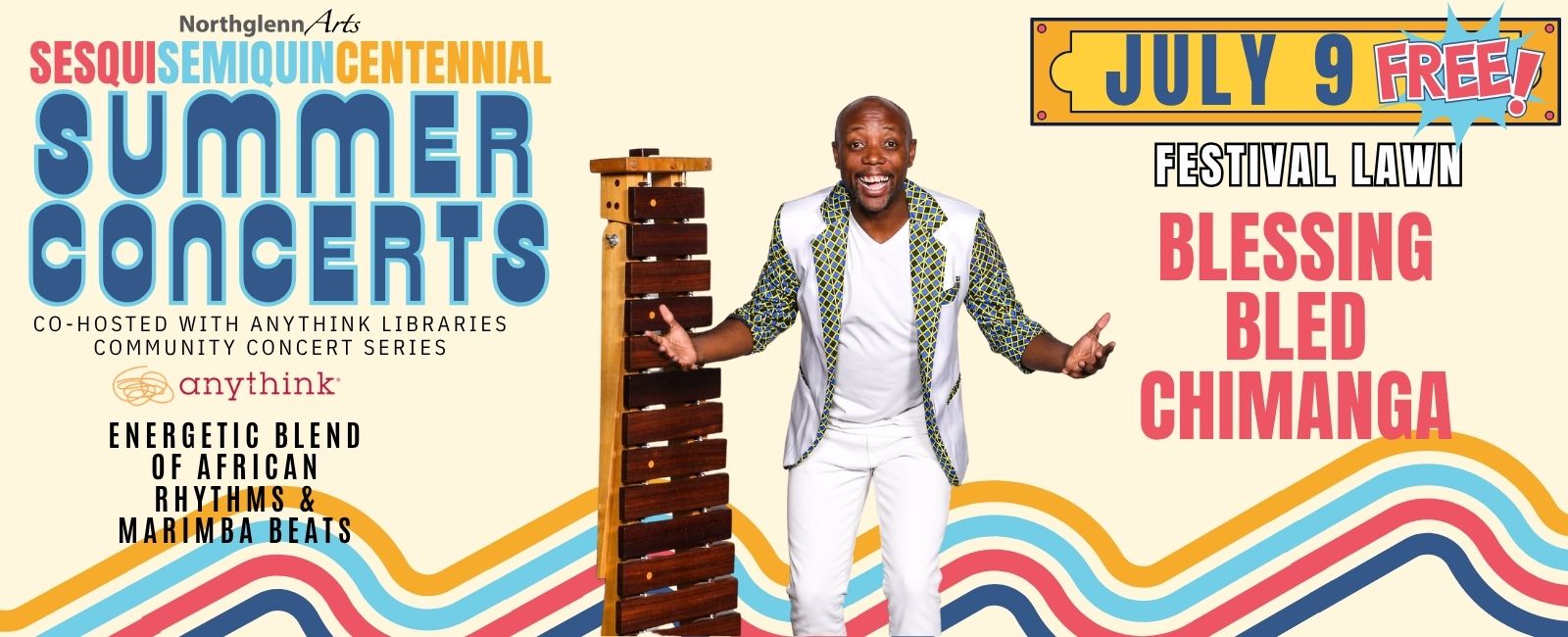 free summer concert July 9 blessing chimanga