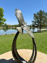 Art on Parade Sculpture "Red Rover"