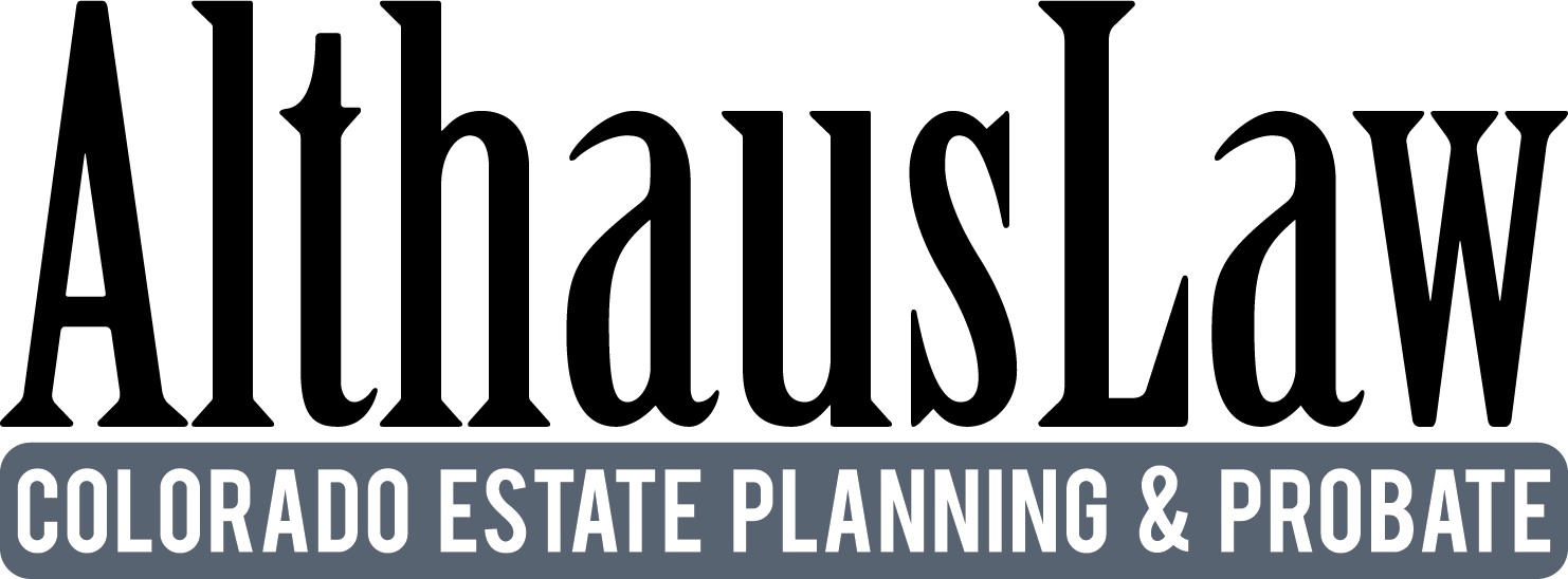 AlthausLaw logo colorado estate planning and probate